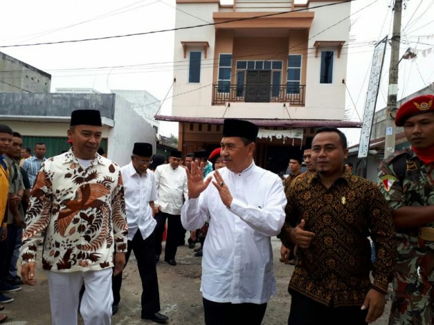 Penuhi Jemputan Muhammadiyah Duri, Syamsuar Ajak Edy Natar