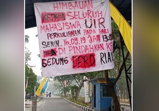 Usai Salat Istiska Mahasiswa UIR akan Gelar Aksi ke DPRD Riau