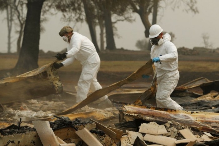 Korban Tewas Kebakaran Hutan Kalifornia Capai 59 Orang