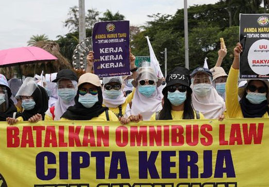 Buruh-Mahasiswa Akan Demo Ingatkan Kembali Tolak UU Ciptaker