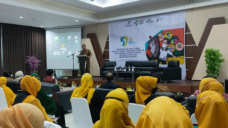 Sempena HKN 2021, Diskes Gelar Seminar Membangun Riau Lebih Sehat di Masa Pandemi