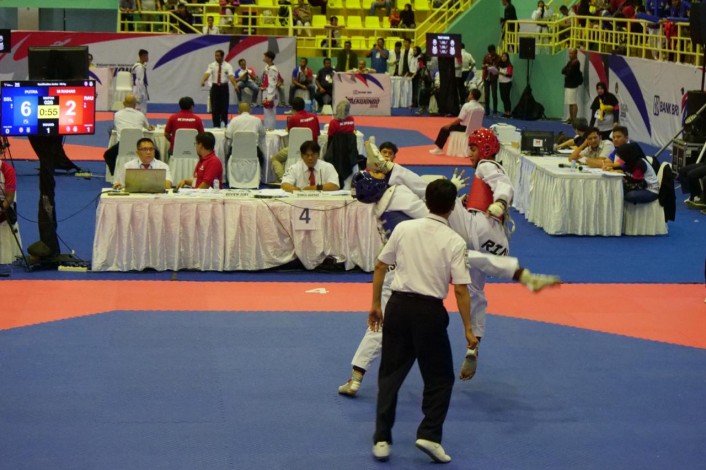 Riau Sabet Perunggu di Kejurnas Junior Taekwondo