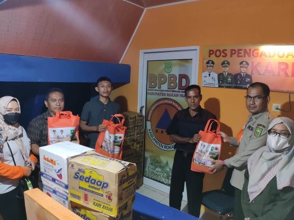 BPBD Riau Kirim Bantuan Logistik untuk Korban Banjir Rohul