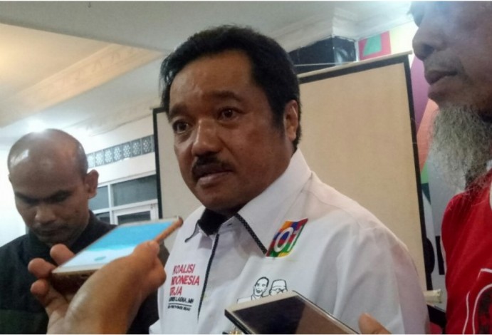 Yakin Maruf Kuasai Debat, TKD Riau Buat Nobar Sederhana di Posko