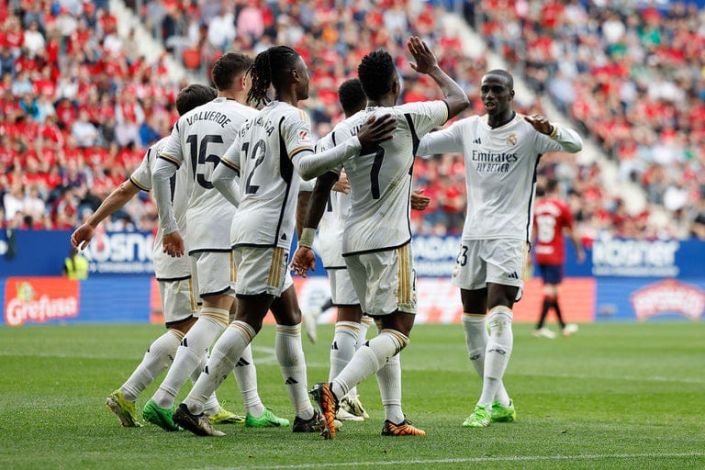 Bekuk Osasuna 4-2, Real Madrid Kian Kokoh di Puncak Klasemen La Liga