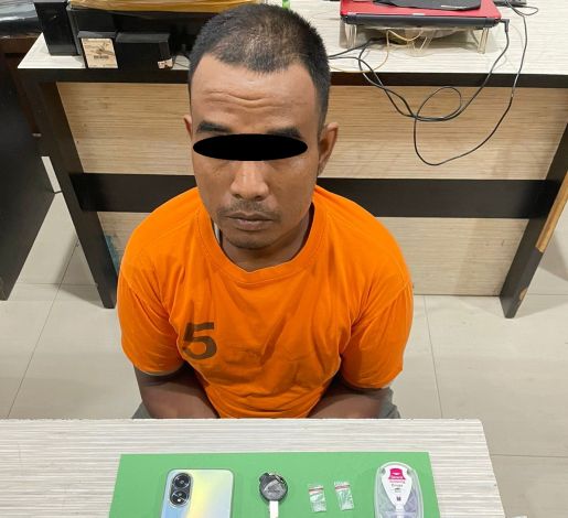 Usai Transaksi Narkoba di Kampung Dalam, Pria Ini Diciduk Polresta Pekanbaru
