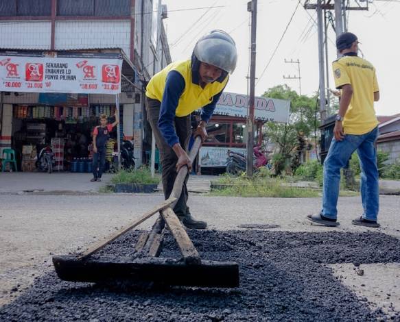 Januari hingga Maret, PUPR sudah Perbaiki 480 Titik Jalan Rusak di Pekanbaru