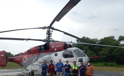 Antisipasi Karhutla, Helikopter Water Boombing Bantuan BPNB Tiba di Riau