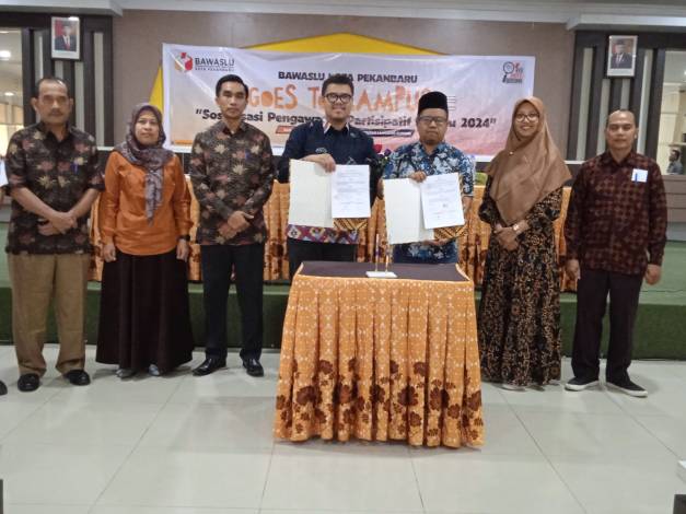 Bawaslu Ajak Mahasiswa di Riau Manfaatkan Medsos Dukung Pemilu 2024