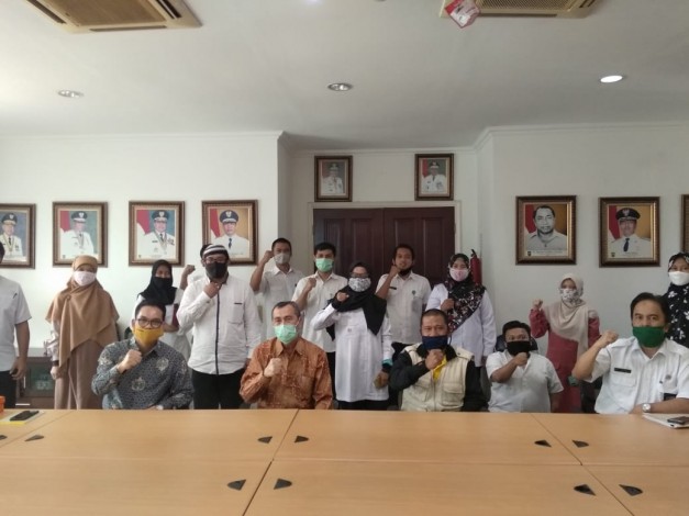 Memasuki Fase New Normal, Gubri Datangi Badan Penghubung Riau di Jakarta