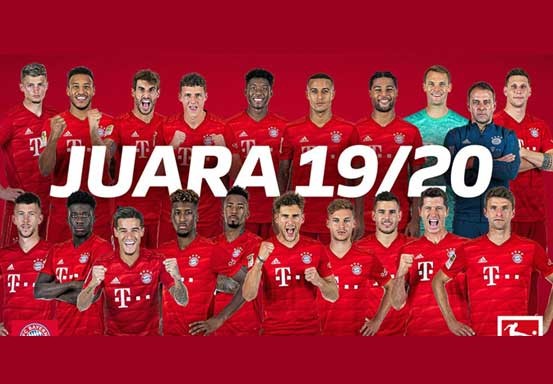 Bayern Munchen Juara Bundesliga 2019-2020