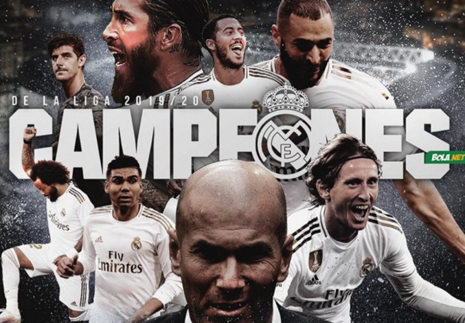 Selamat! Real Madrid Juara La Liga 2019/20