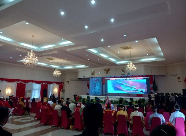 Ikuti Upacara di Istana Negara, Ketua DPRD Doakan Riau Lebih Maju di HUT ke-77 RI