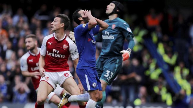 Chelsea dan Arsenal Berbagi Angka