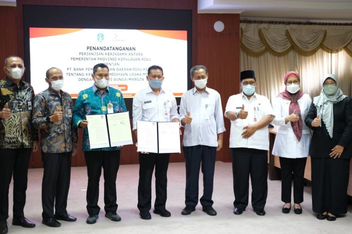 Bank Riau Kepri Jadi Mitra Program Subsidi Bunga Pinjaman Modal Usaha dari Pemprov Kepri