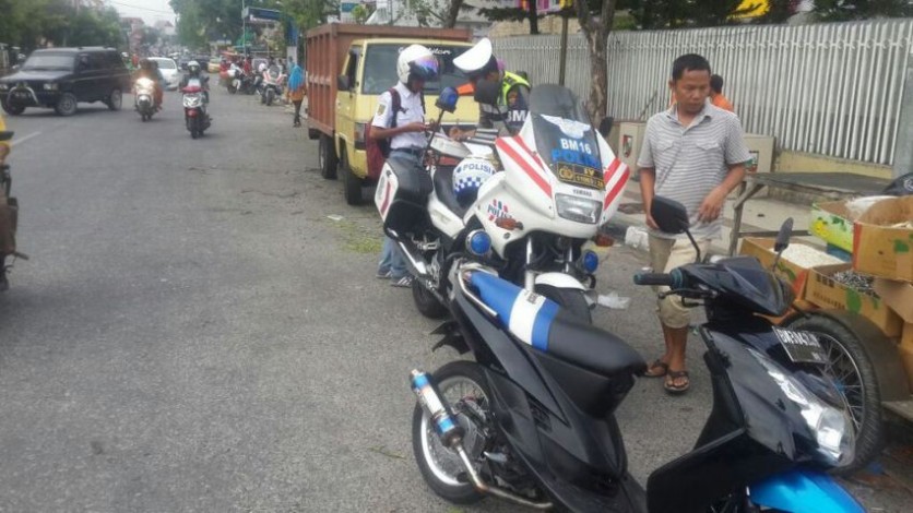 Pakai Knalpot Balap dan Lampu Strobo di Jalan Raya Pekanbaru Siap-siap Kena Tilang