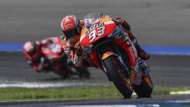 Marquez Menang Mudah di MotoGP Valencia 2019