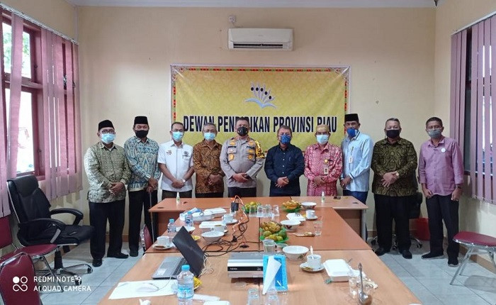 Dewan Pendidikan Riau Bertemu Kapolda, Ini yang Dibahas