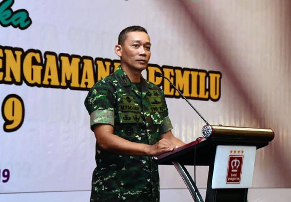 Danrem 031/WB Kerahkan 1.000 Personel untuk Pengamanan Pemilu 2019 di Riau