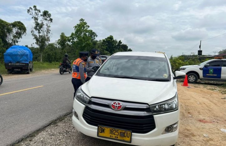 433 Kendaraan ODOL dan Travel  Terjaring Razia Gabungan Dishub Riau
