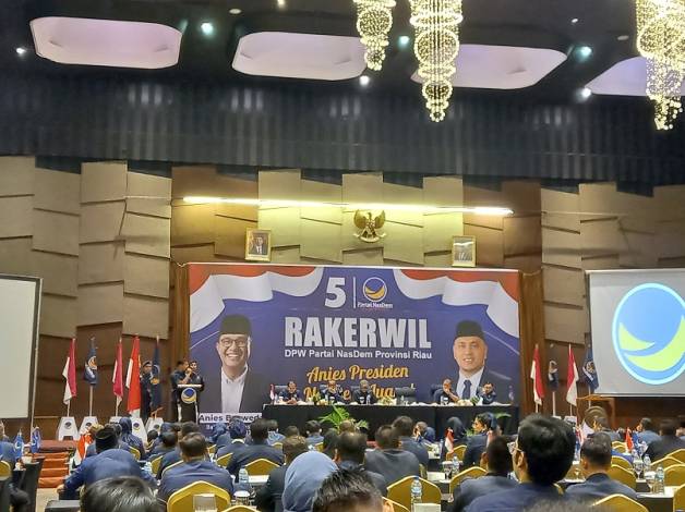 Di Rakerwil, Nasdem Riau Ditargetkan Raih Minimal 20 Suara Per TPS