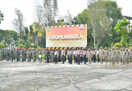 1.242 Personel Dikerahkan Amankan Kunjungan Presiden ke Riau
