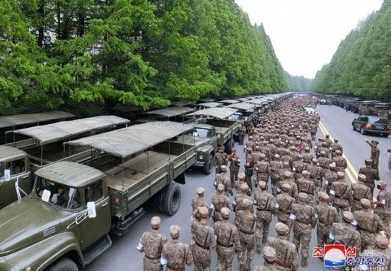 Korea Utara Mobilisasi Tentara dan Satgas untuk Perangi COVID-19