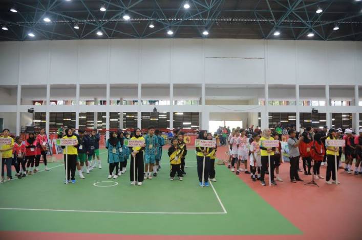 Jaring Atlet Berbakat, Dispora Riau Gelar Kejurda Takraw Tingkat SMP