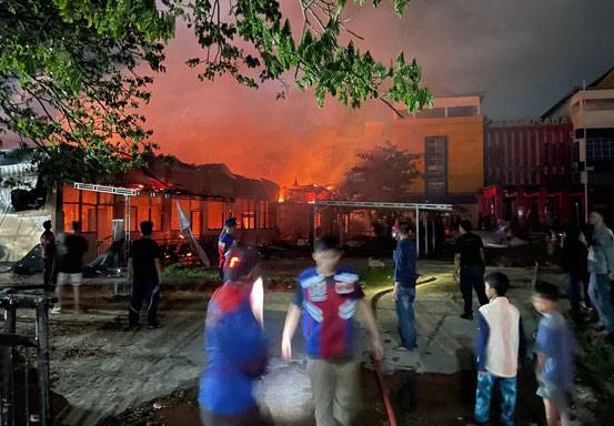 Rumah Sakit Puri Husada Tembilahan Terbakar