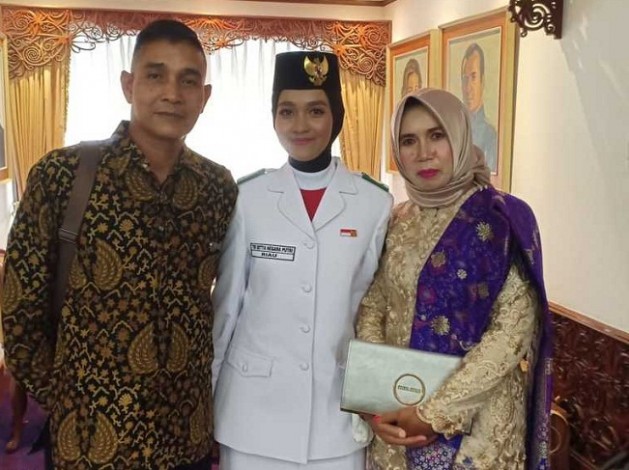 Wakili Riau di Tingkat Nasional, Tri Setya Negara Ternyata Berasal dari Keluarga Paskibraka