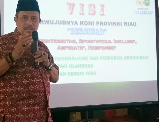Maju Calon Ketua KONI Riau, Endang Sukarelawan Rancang Dana Abadi untuk Kesejahteraan Atlet dan Pelatih