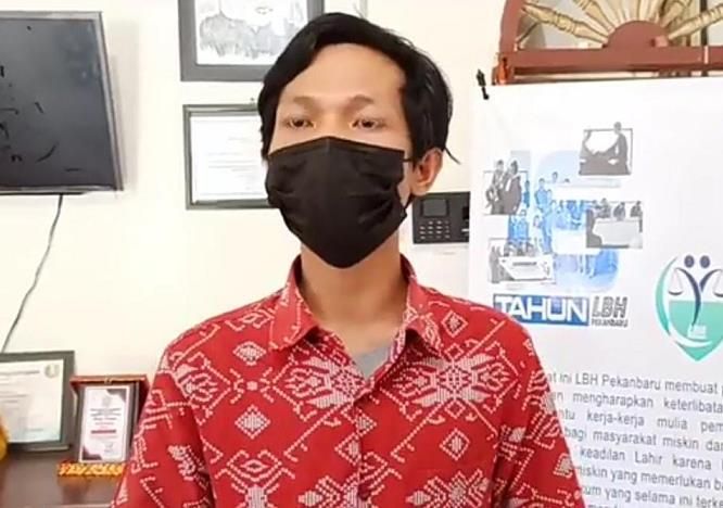 Khawatir Hilangkan Barang Bukti, LBH Pekanbaru Desak Polisi Tahan Syafri Harto