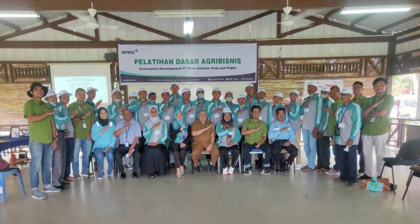 Petani di Pelalawan Ikuti Pelatihan Agribisnis Tajaan PT RAPP