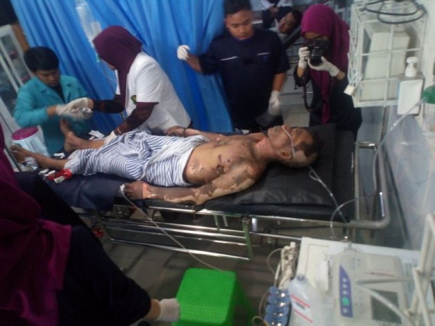 Polisi Kantongi Identitas Pembakar Pria Hidup-Hidup di Pekanbaru