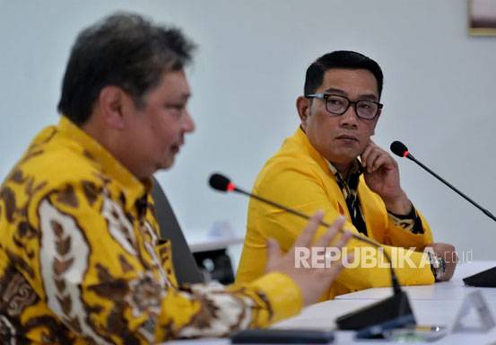 Gabung Golkar, Ridwan Kamil Siap Perjuangkan Airlangga Hartarto Capres 2024