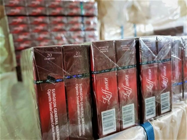 240 Ribu Batang Rokok Tanpa Cukai Diamankan di Pelalawan, Riau