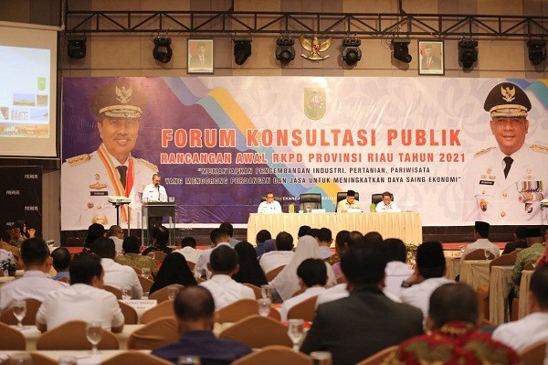 RKPD Riau 2021, Pemprov Butuh Anggaran Rp3,4 Triliun untuk Bangun Daerah
