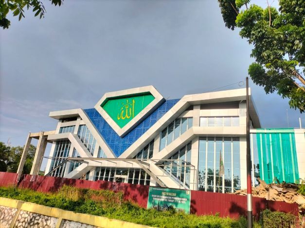 Belum Diresmikan, Gedung Quran Center Riau Sudah Rusak