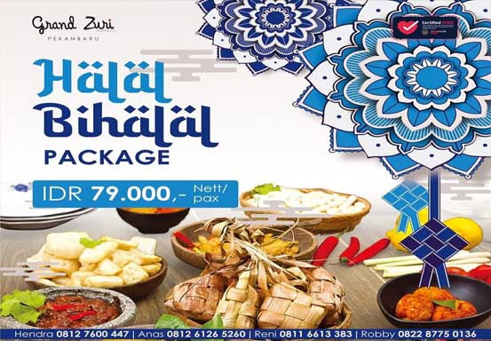 Grand Zuri Tawarkan Paket Halal Bihalal dengan Harga Ramah di Kantong