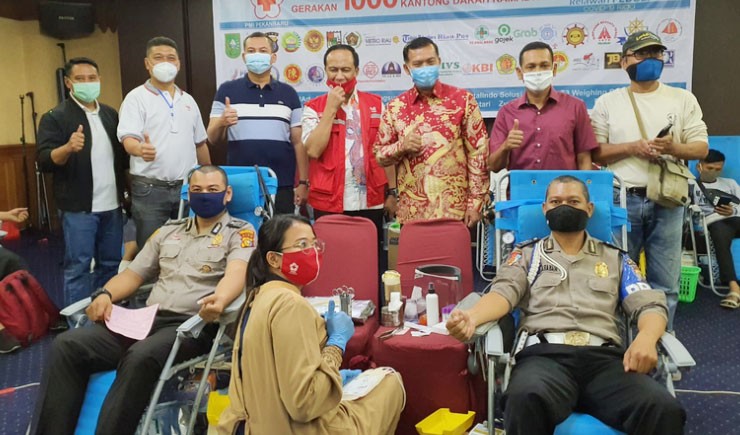 Yuk Ikut Donor Darah Polda Riau dan Relawan Covid-19, Bisa Dapat Sembako