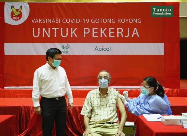 Sukseskan Vaksinasi Gotong Royong, APICAL Dukung Pemulihan Ekonomi Sektor Hutan Tanaman Industri Perkebunan