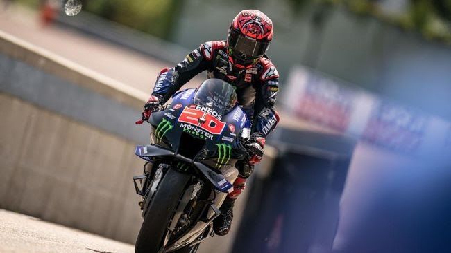 Hasil MotoGP Jerman: Quartararo Menang, Bagnaia Blunder