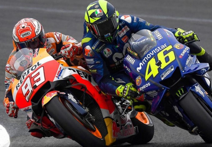 Belum Harmonis dengan Rossi, Marquez: Saya Sudah Minta Maaf