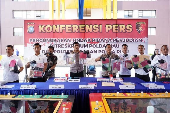Bongkar Ratusan Kasus Perjudian di Riau, Dirreskrimum: Tidak Ada Kaitan dengan FS