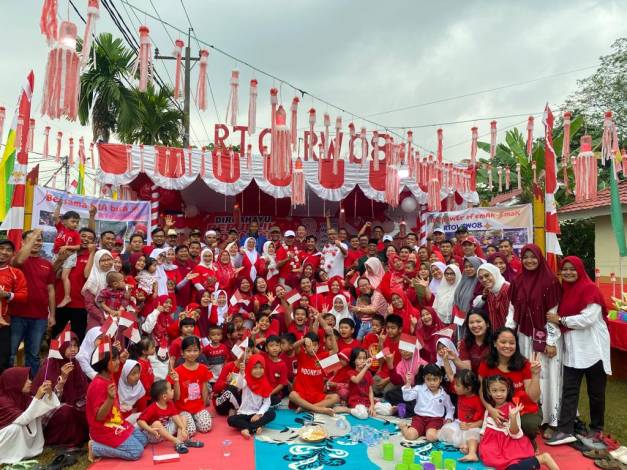 Meriahnya Suasana Riau Kompleks PT RAPP Semarakkan HUT ke-78 RI