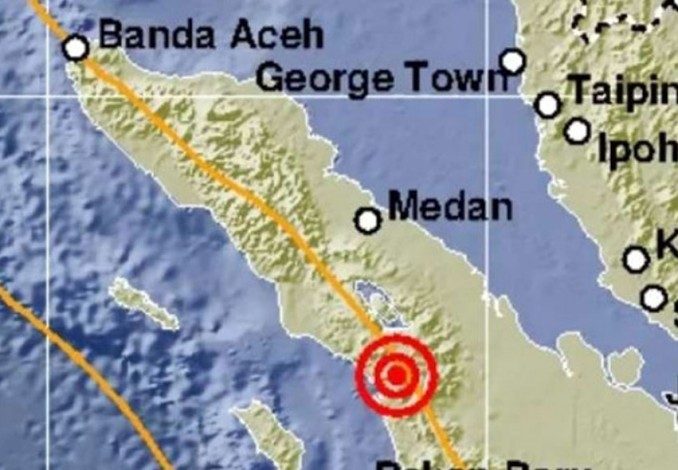 Gempa Berkekuatan 5.0 Magnitude Guncang Sumut Pagi Ini