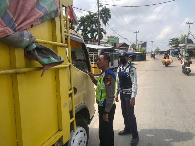105 Kendaraan di Inhil Kena Razia Gabungan Dishub Riau 