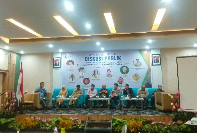 Diskusi Publik Riau Care Institute, RAPP Komitmen Jaga Lahan Bebas dari Kebakaran