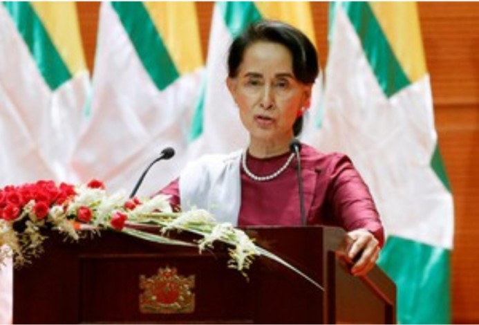 Lembaga HAM Korsel Cabut Penghargaan Aung San Suu Kyi