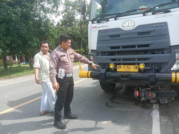 Aerox Lawan Truk di Jalan Yos Sudarso Pekanbaru, Pengendara Motor Tewas di Tempat